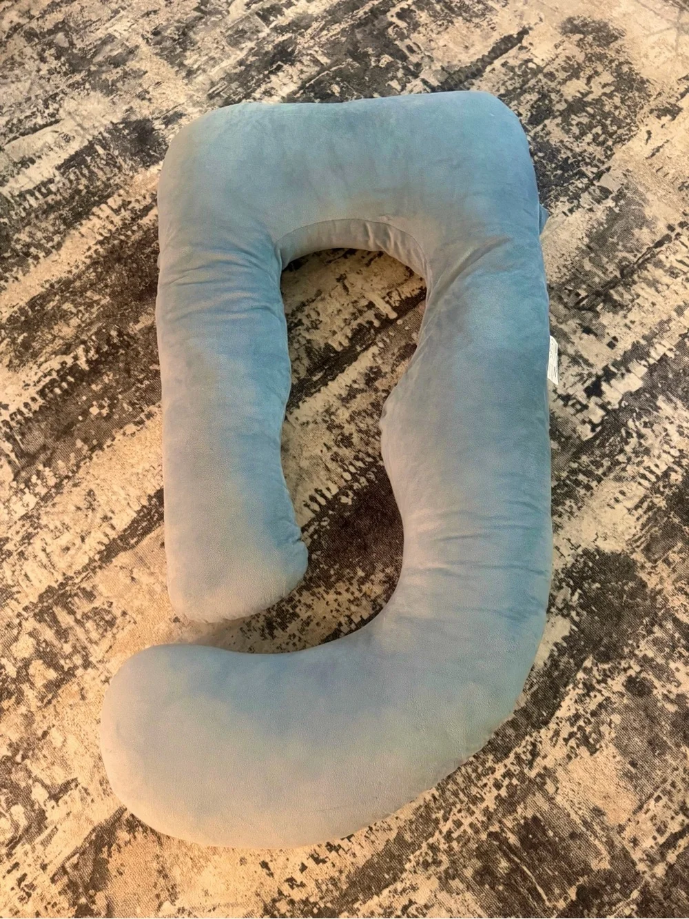 Pregnancy Body Pillow - Light Blue
